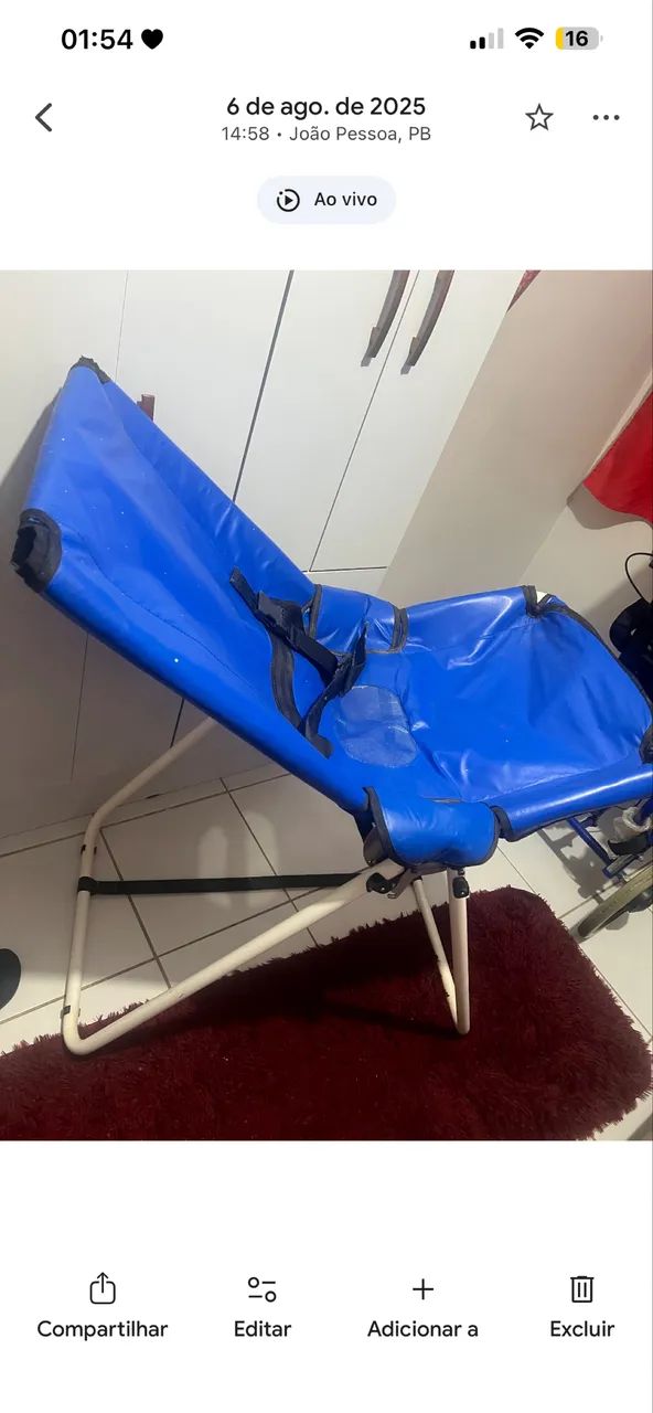 Cadeira de rodas e de banho  - Foto 2