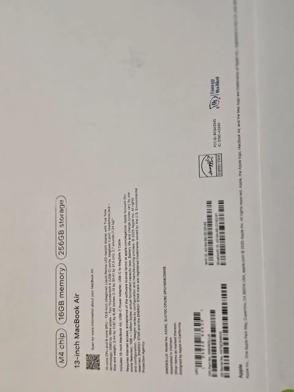 Macbook m4 256/16 lacrado  - Foto 2