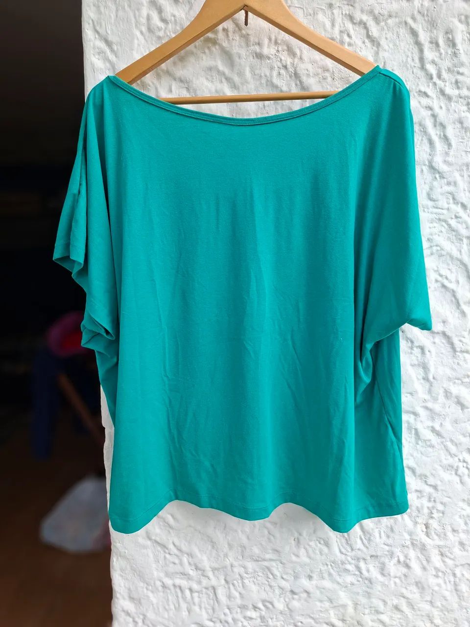 Desapego: blusa verde plus size  - Foto 4