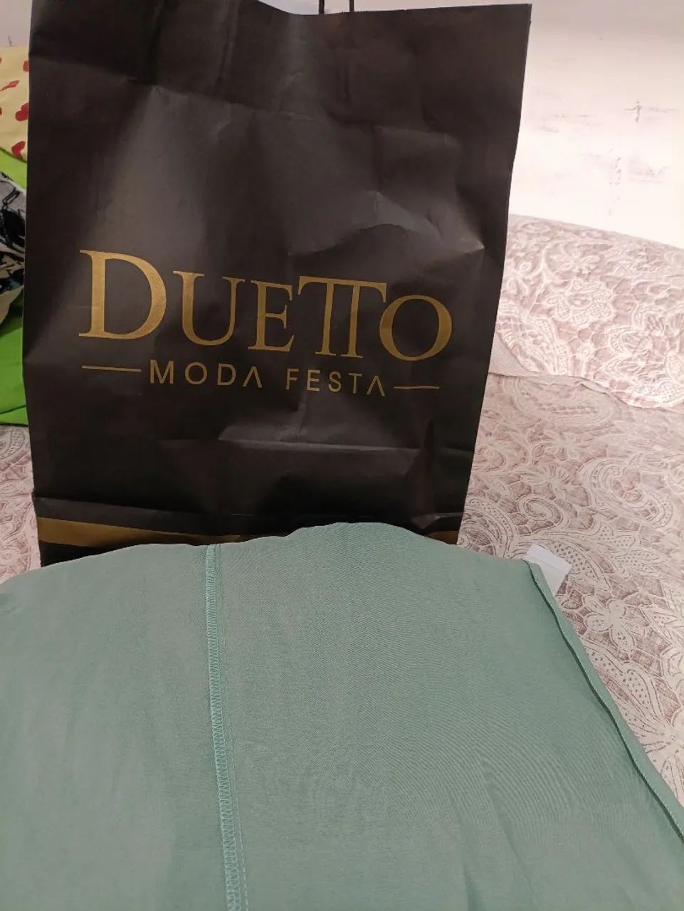 Vestido verde menta. - Foto 3