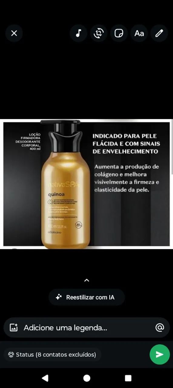 Hidratante kinoa boticário  - Foto 2
