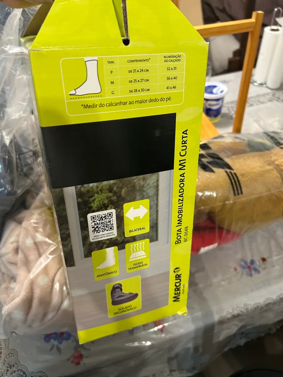 Bota imobilizadora M1 longa Mercur - Foto 2