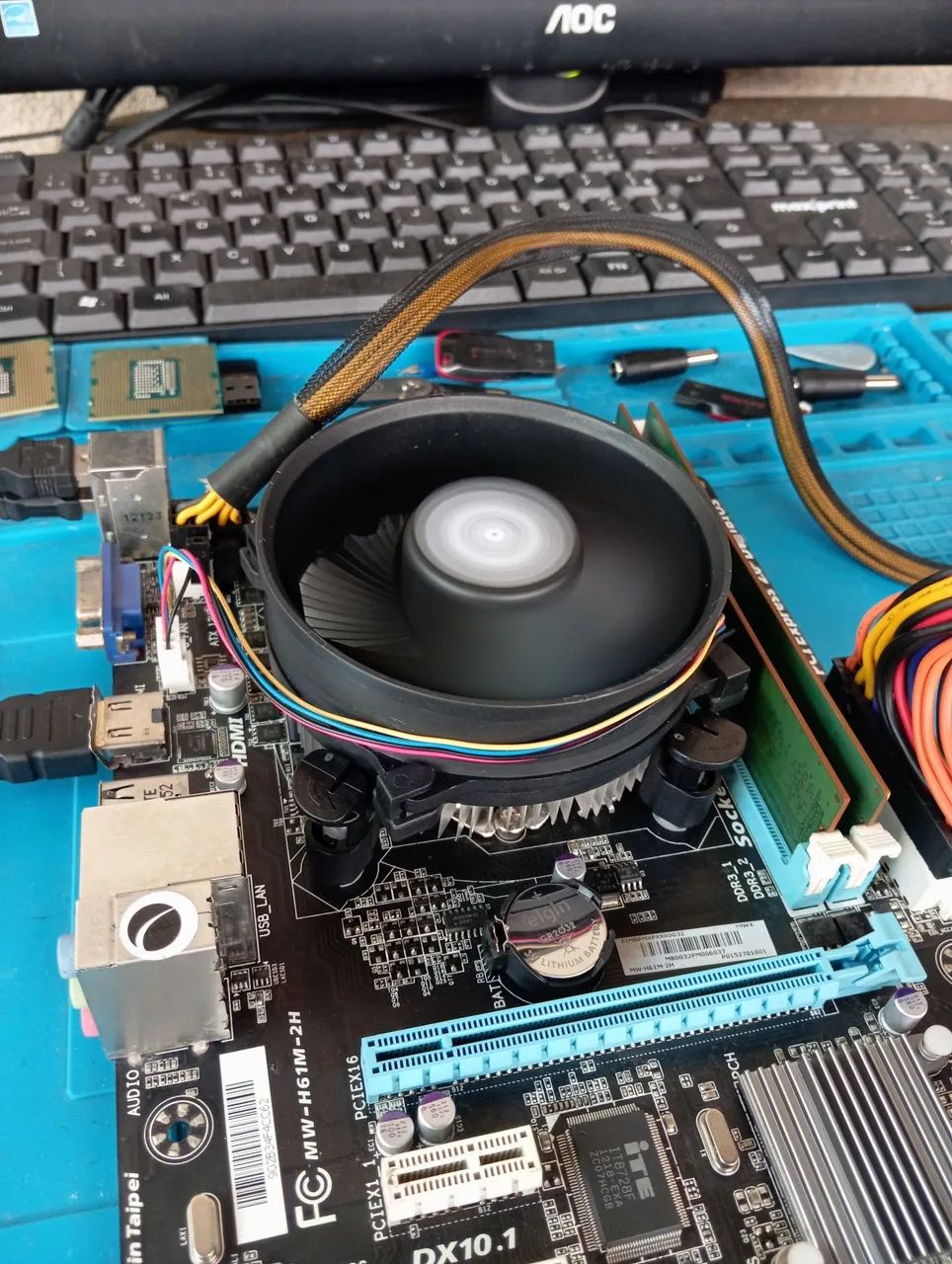 Placa Mãe MW-H61M 2H + Core i7 3770 S/Espelho - Foto 2