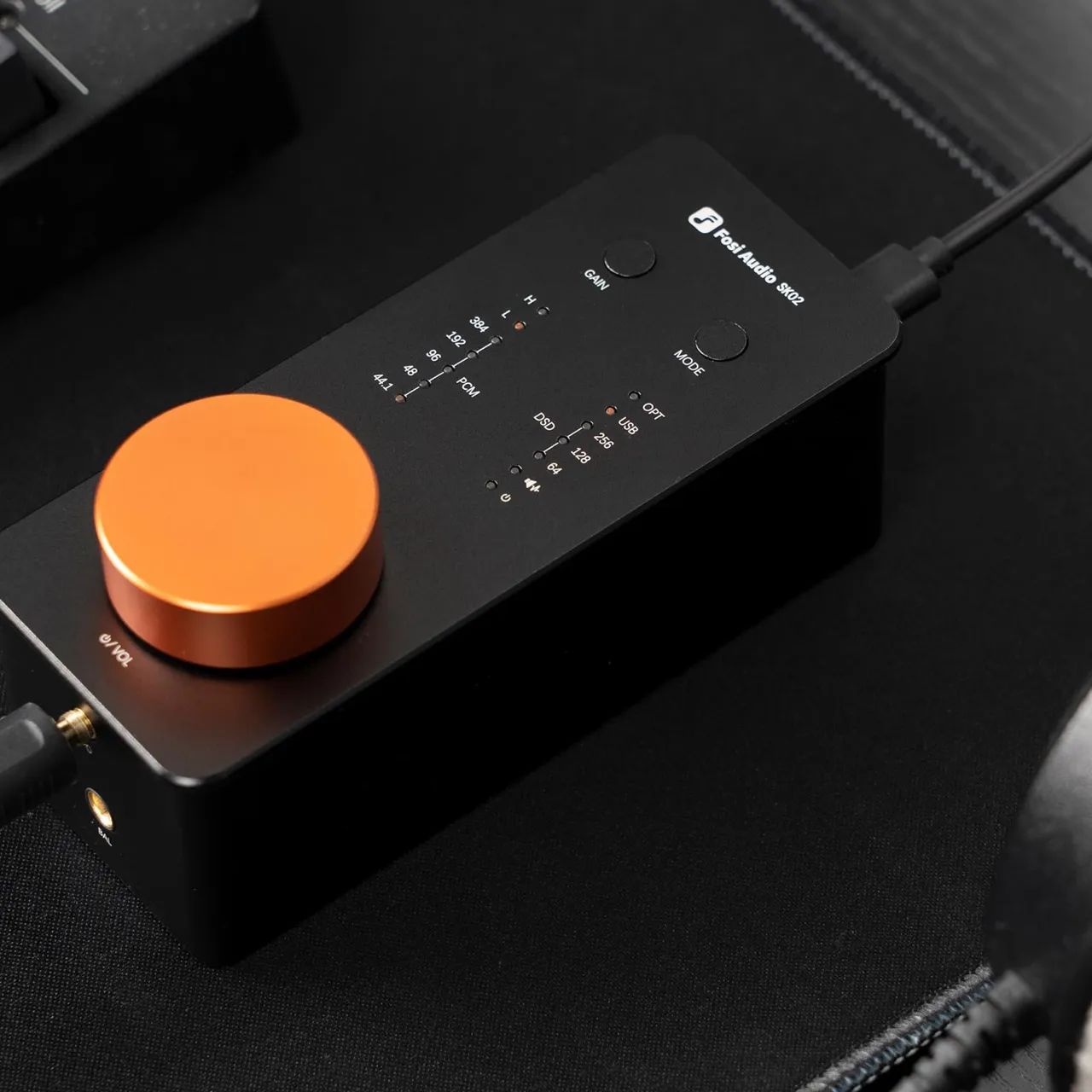 Fosi Audio SK02 DAC USB Amplificador de Fone Hi-Fi para PC