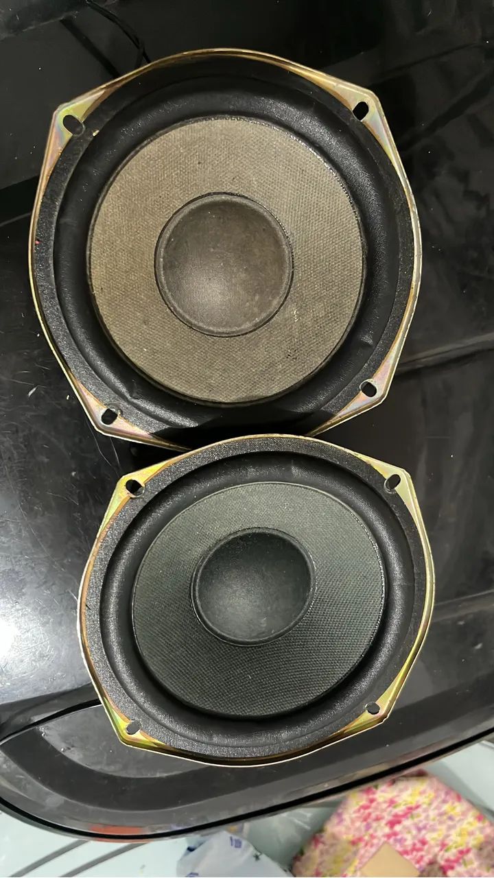 Par de alto falantes de 6 polegadas Aiwa 