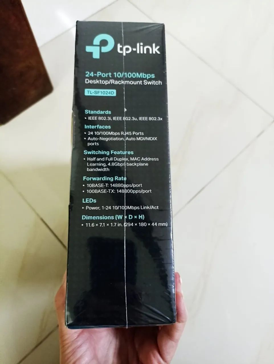 Switch TP-Link 24 Portas | Fast Ethernet | Ideal para Redes - Foto 2