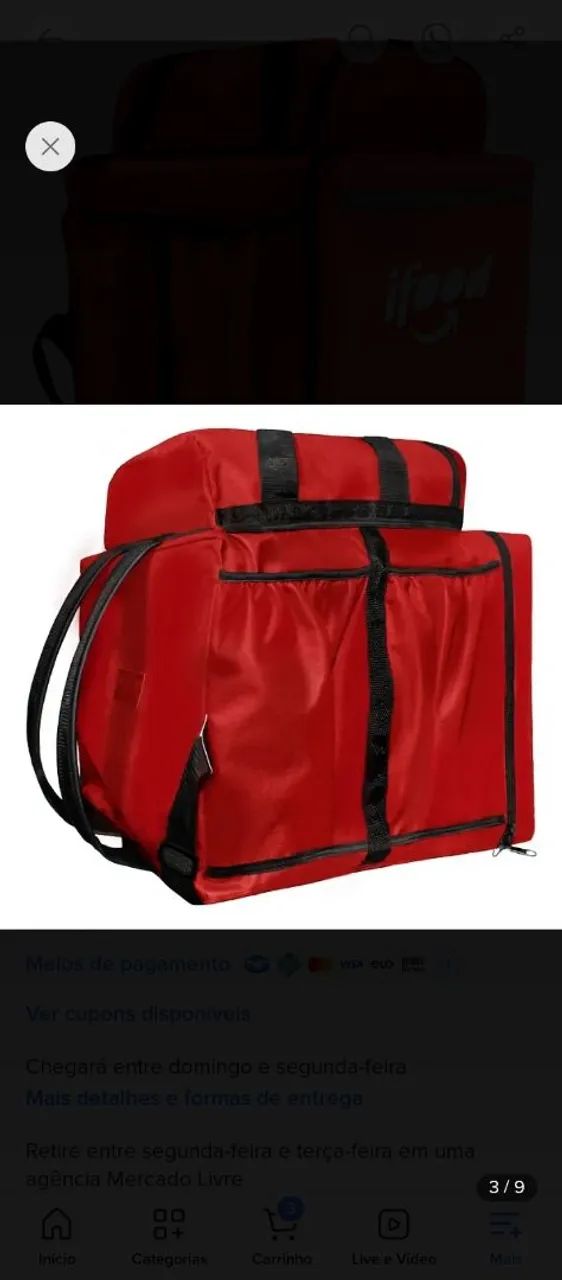 Bag de entrega com caixa de Isopor - Foto 2