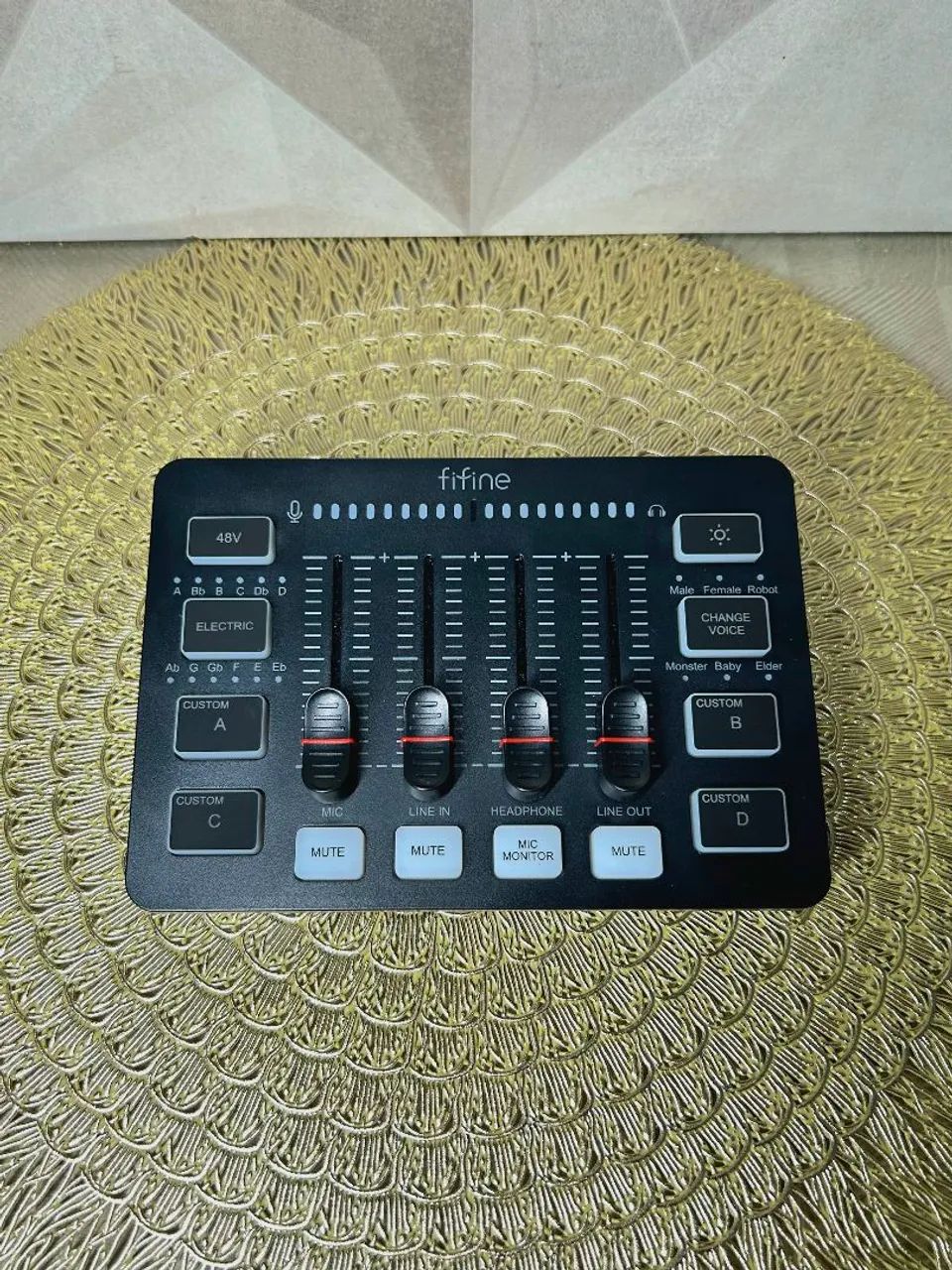 Mixer de Áudio Fifine - Mesa de Som Completa para Criadores - Foto 2
