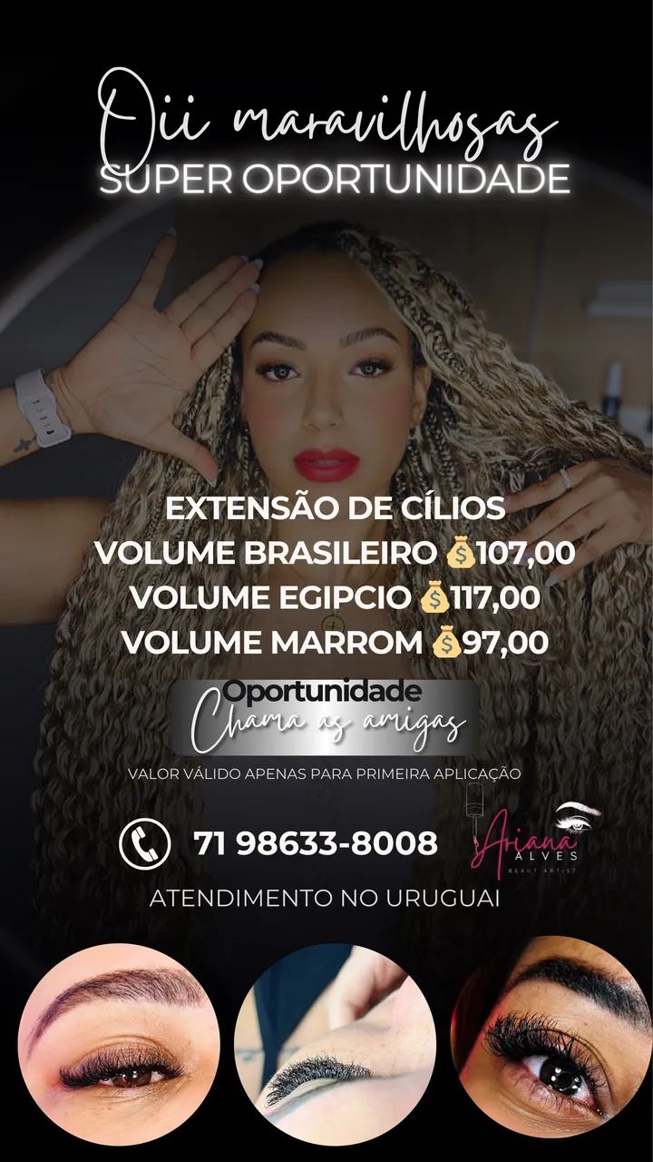 Extensão de cílios egípcio  - Foto 3