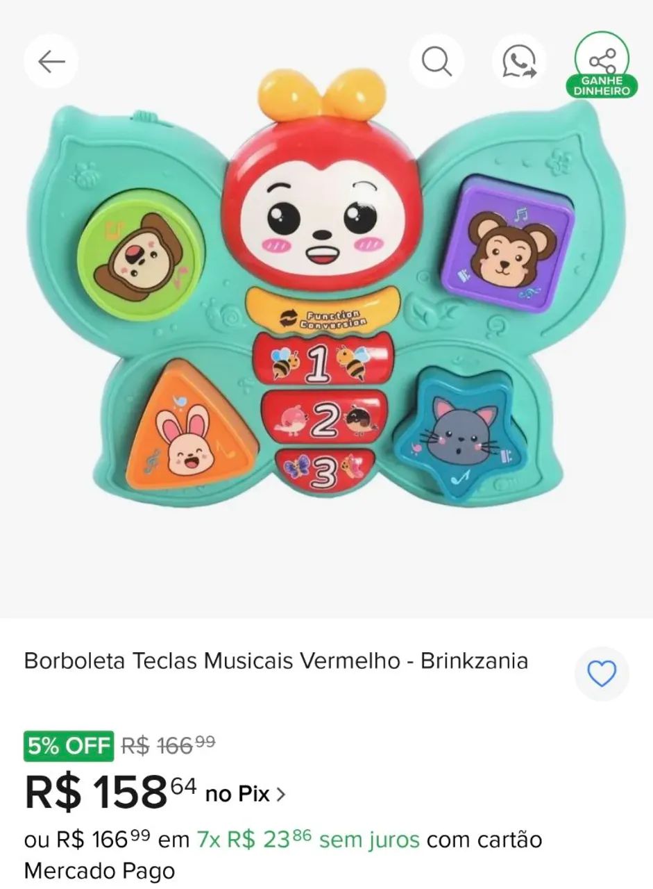 Brinquedo musical e de encaixe - Foto 2