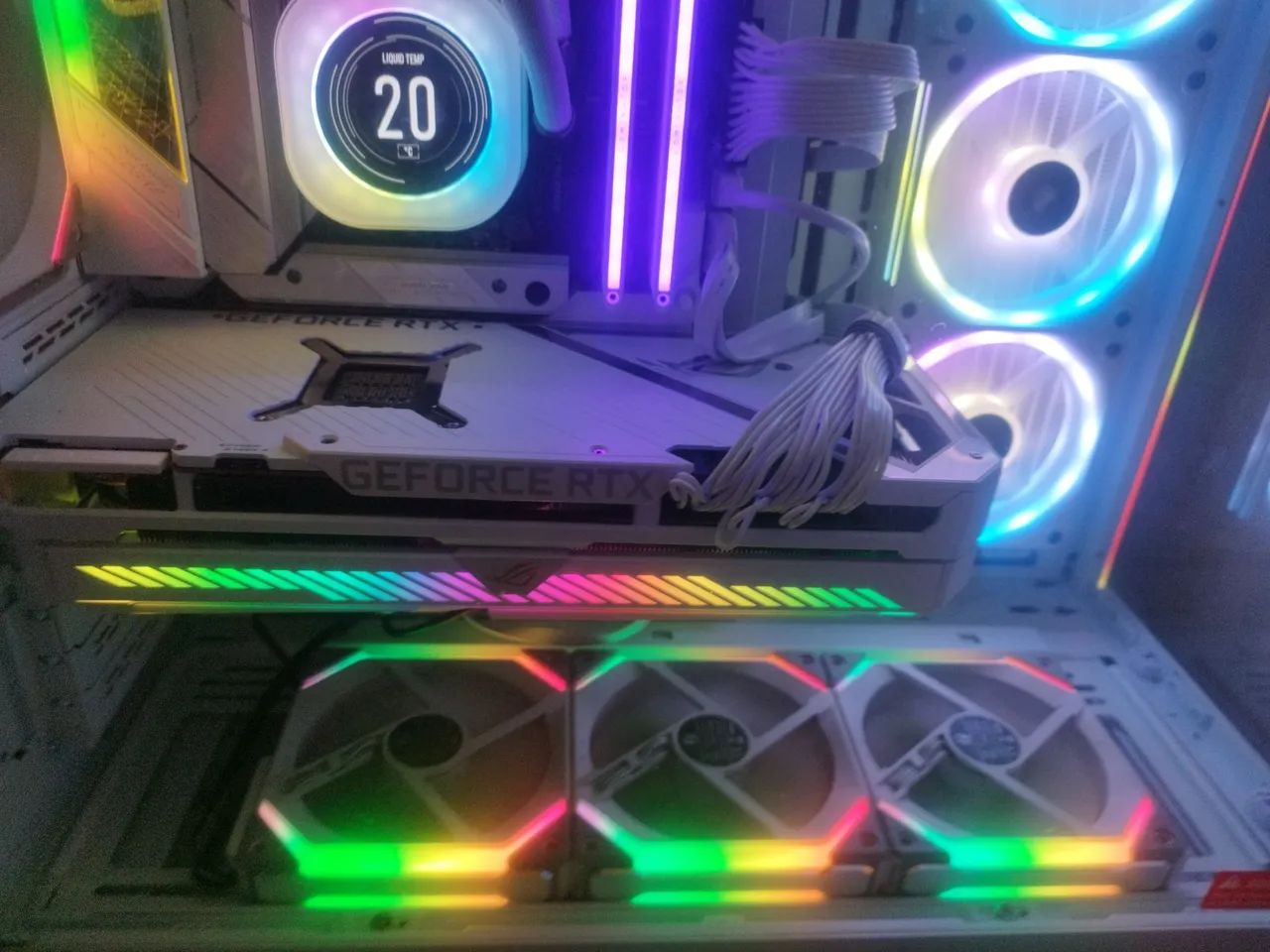 Rtx 3090 rog strix white completa 