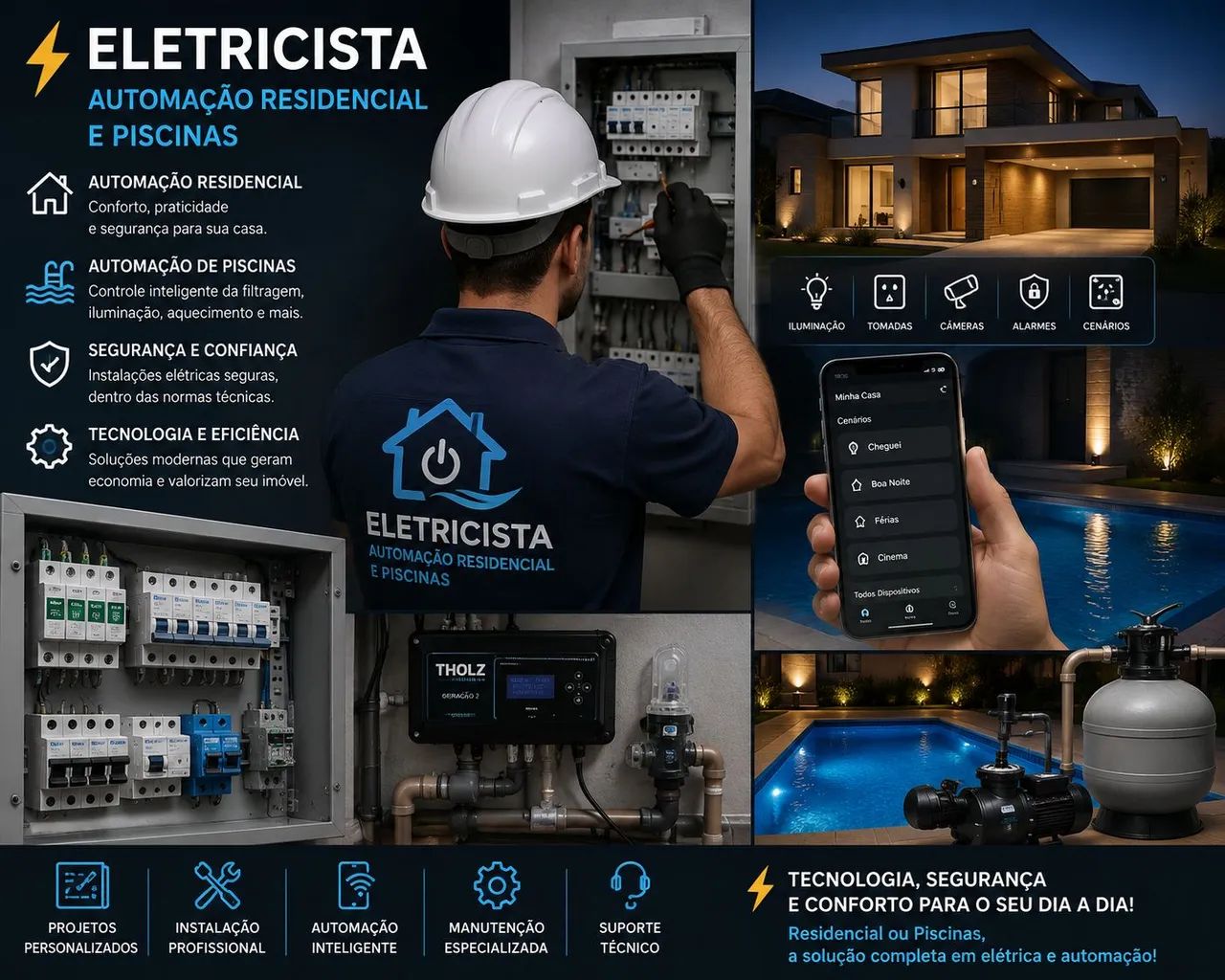 Eletricista de automação residencial e SPA!  - Foto 2