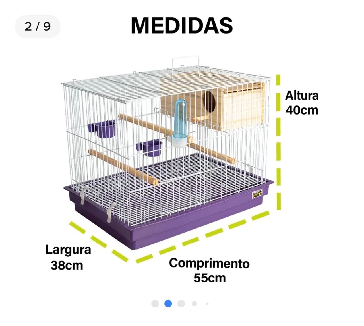 Gaiola para calopsita - Foto 4