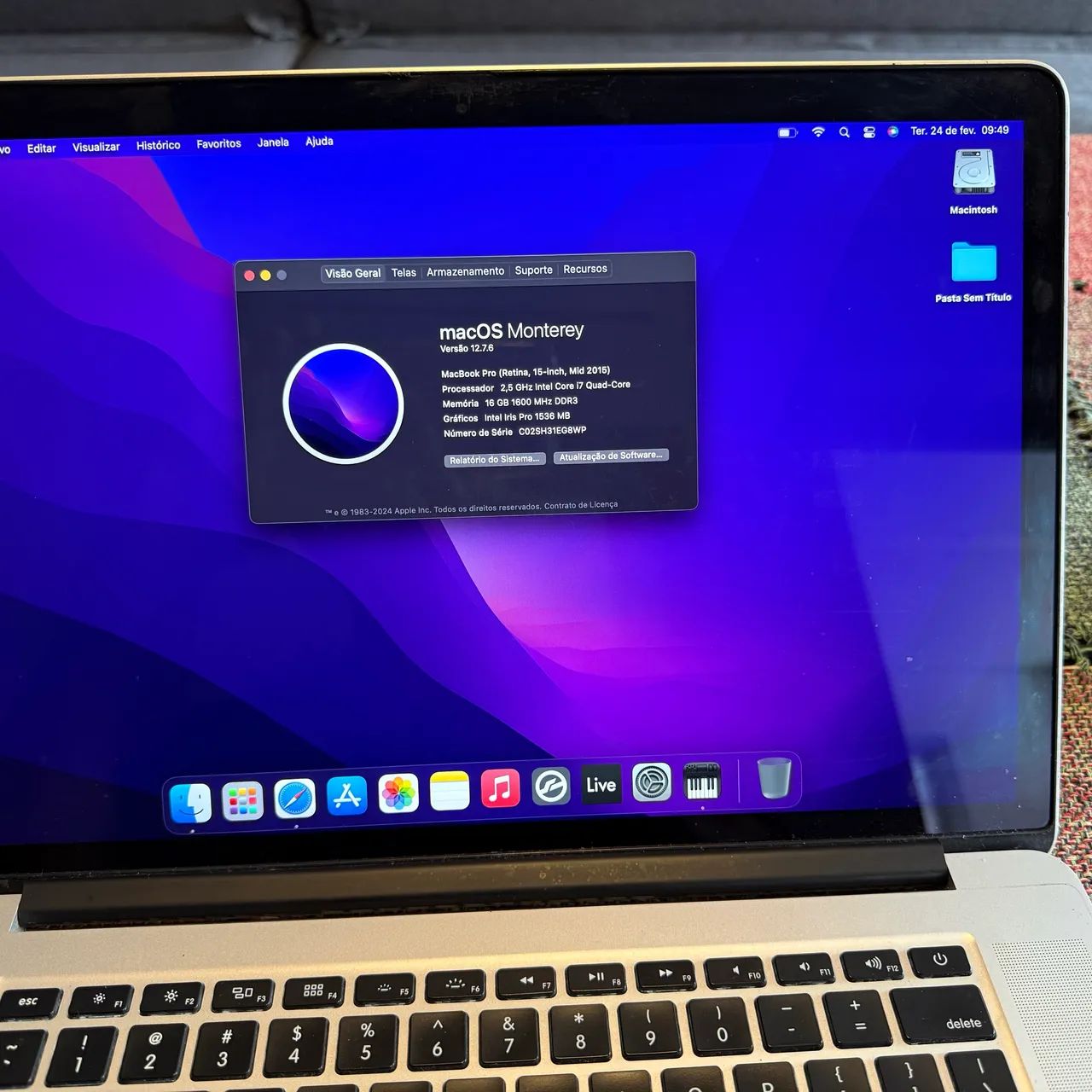 MacBook Pro (Retina, 15-inch, Mid 2015) - Notebooks - Santa Mônica