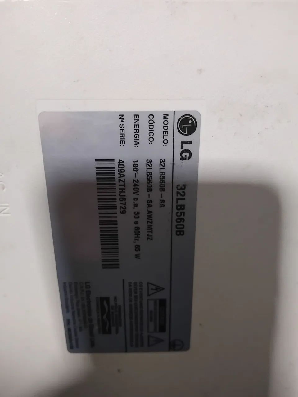 TV LG Lb560b  tela ruim  - Foto 5