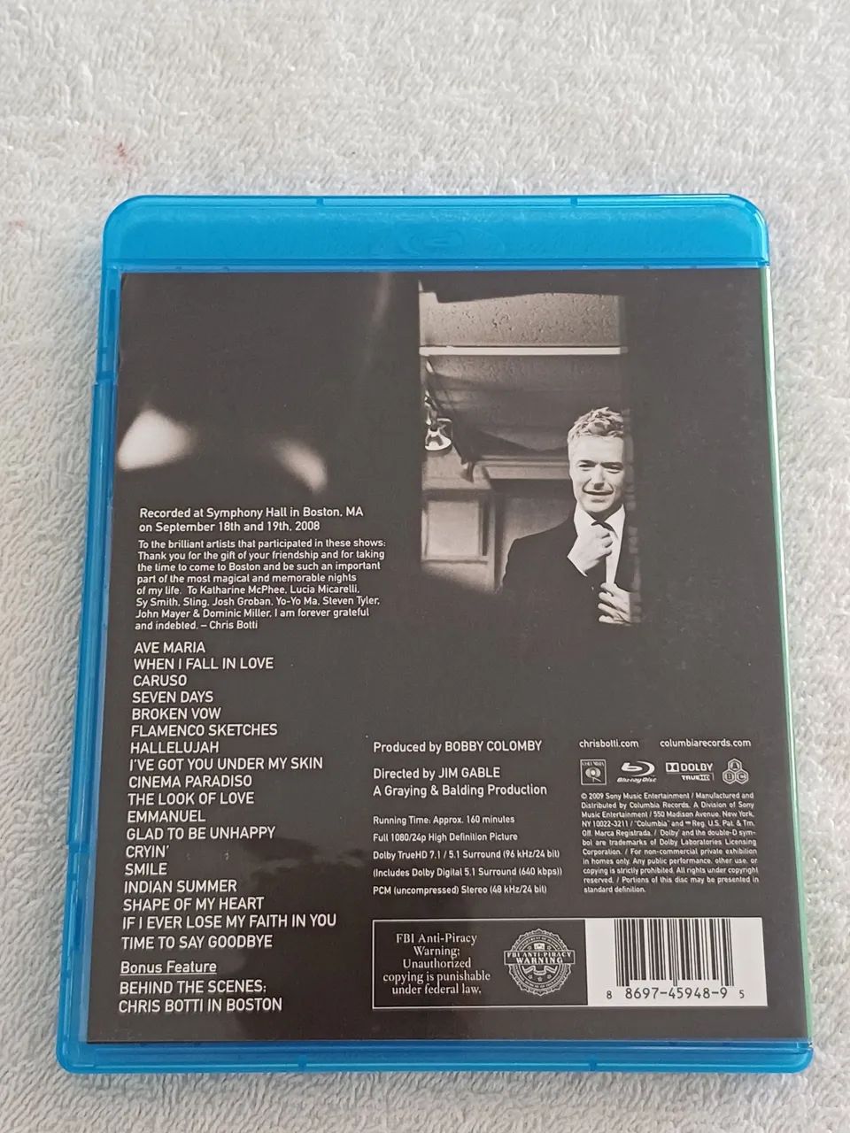 Blu-ray original e importado do concerto Chris Botti in Boston - Foto 2
