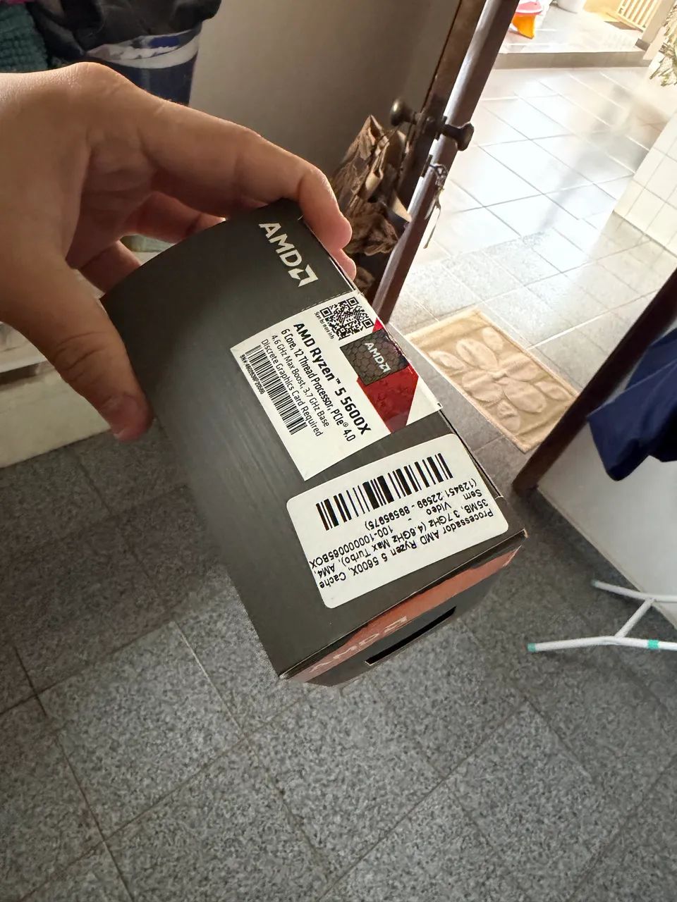 Caixa vazia ryzen 5 5600X