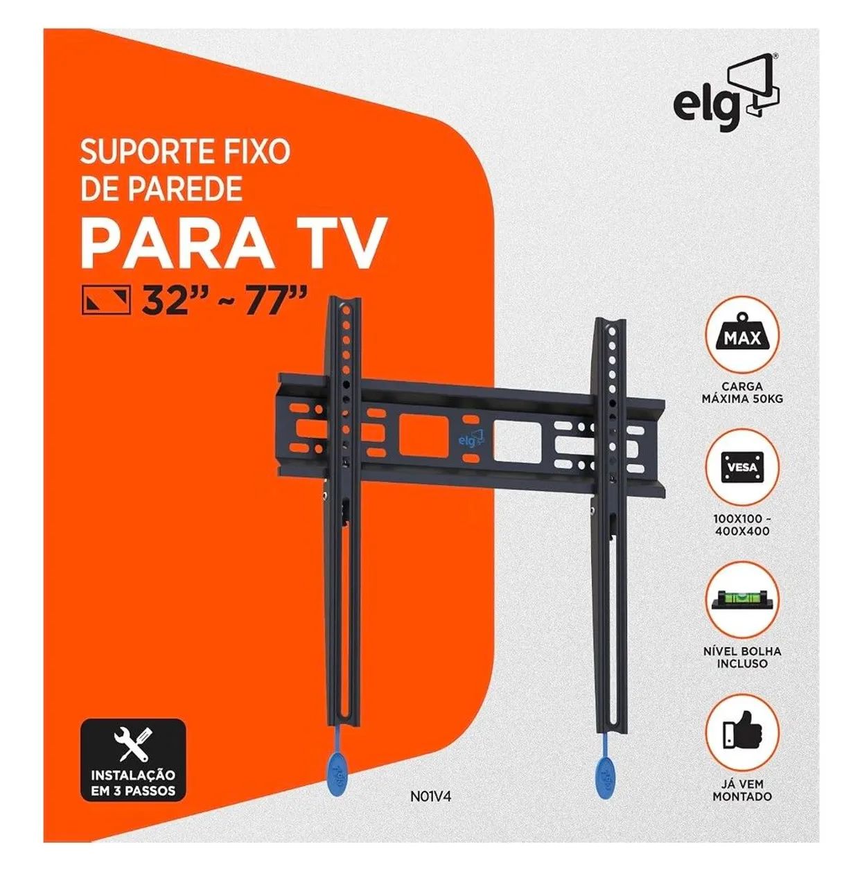 Suporte de TV fixo de 32 a 77 polegadas - Foto 5