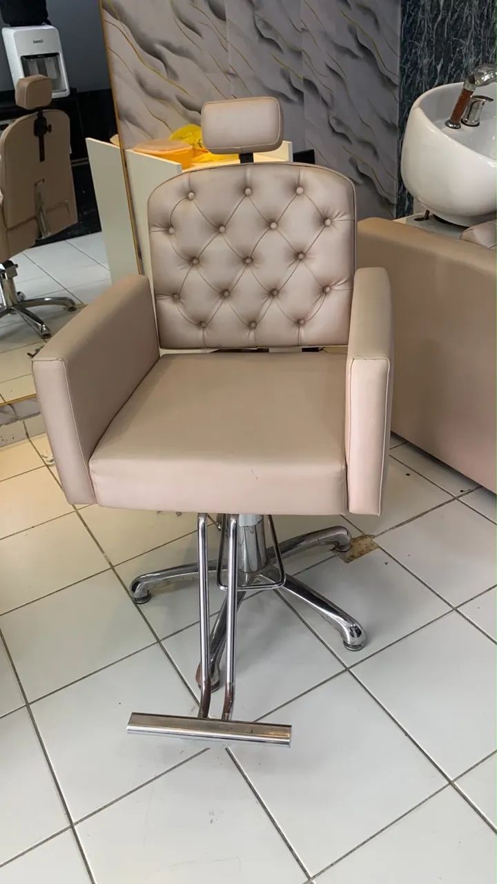 Cadeira para cabeleireira,não reclina 