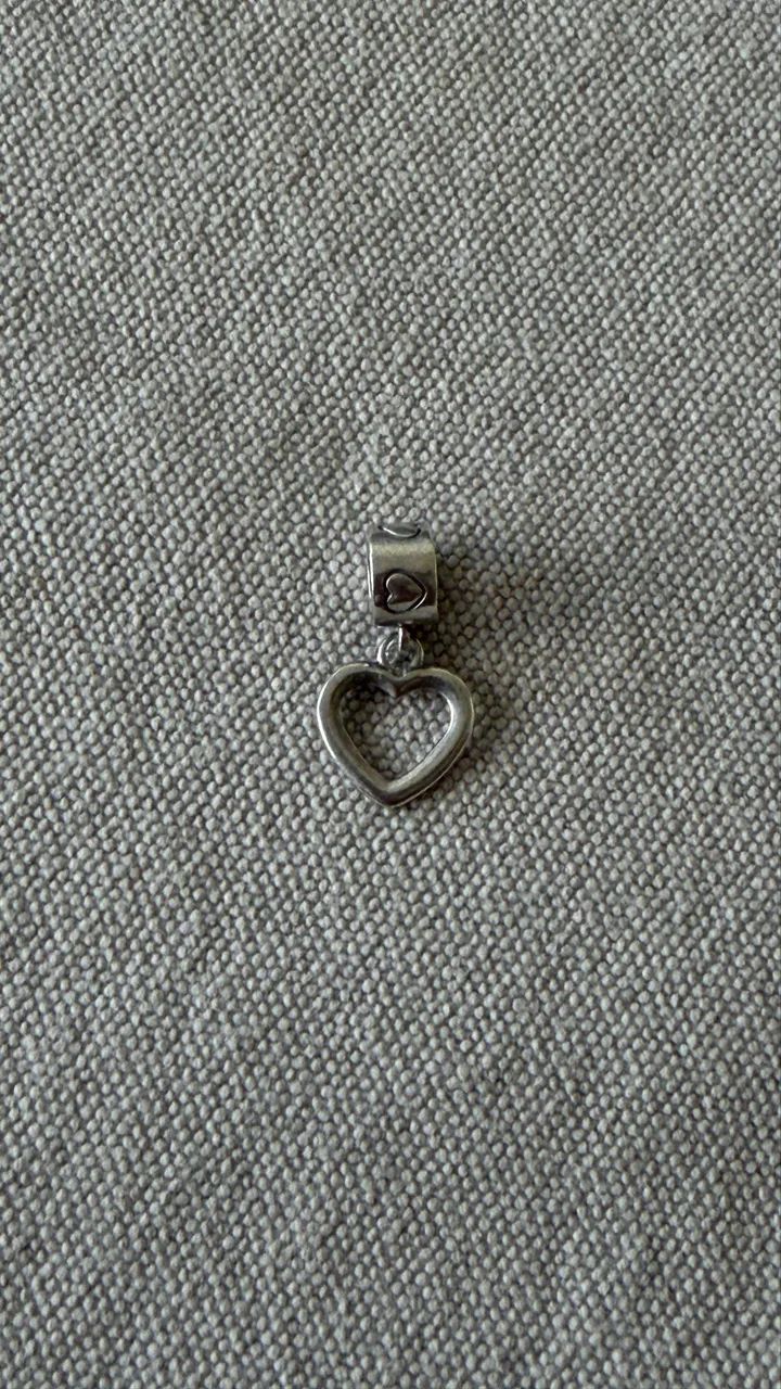 berloque coração Vivara prata - Foto 2