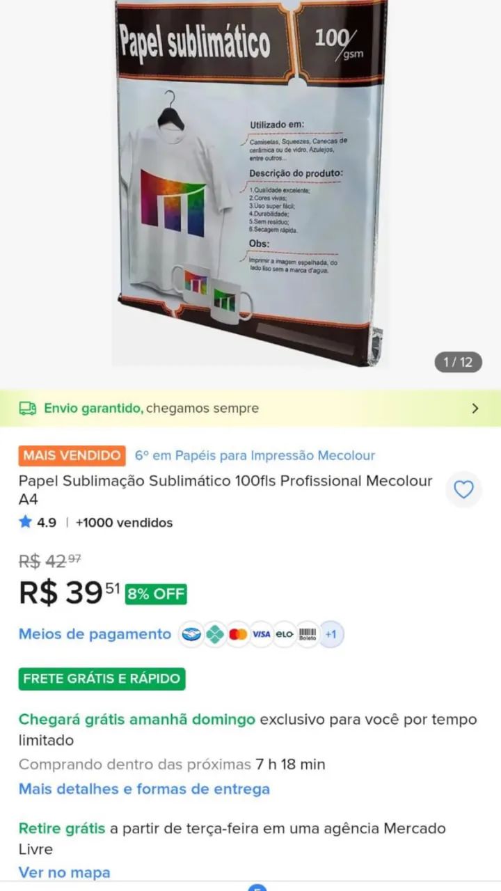 Kit sublimação  - Foto 5