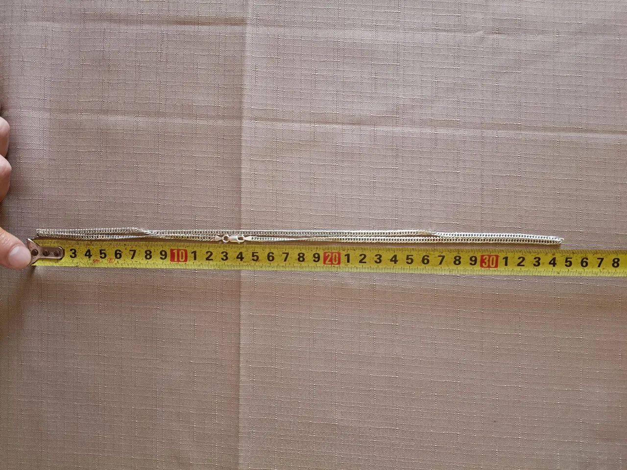 Corrente prata 925 grumet duplo 4mm 70cm - Foto 5
