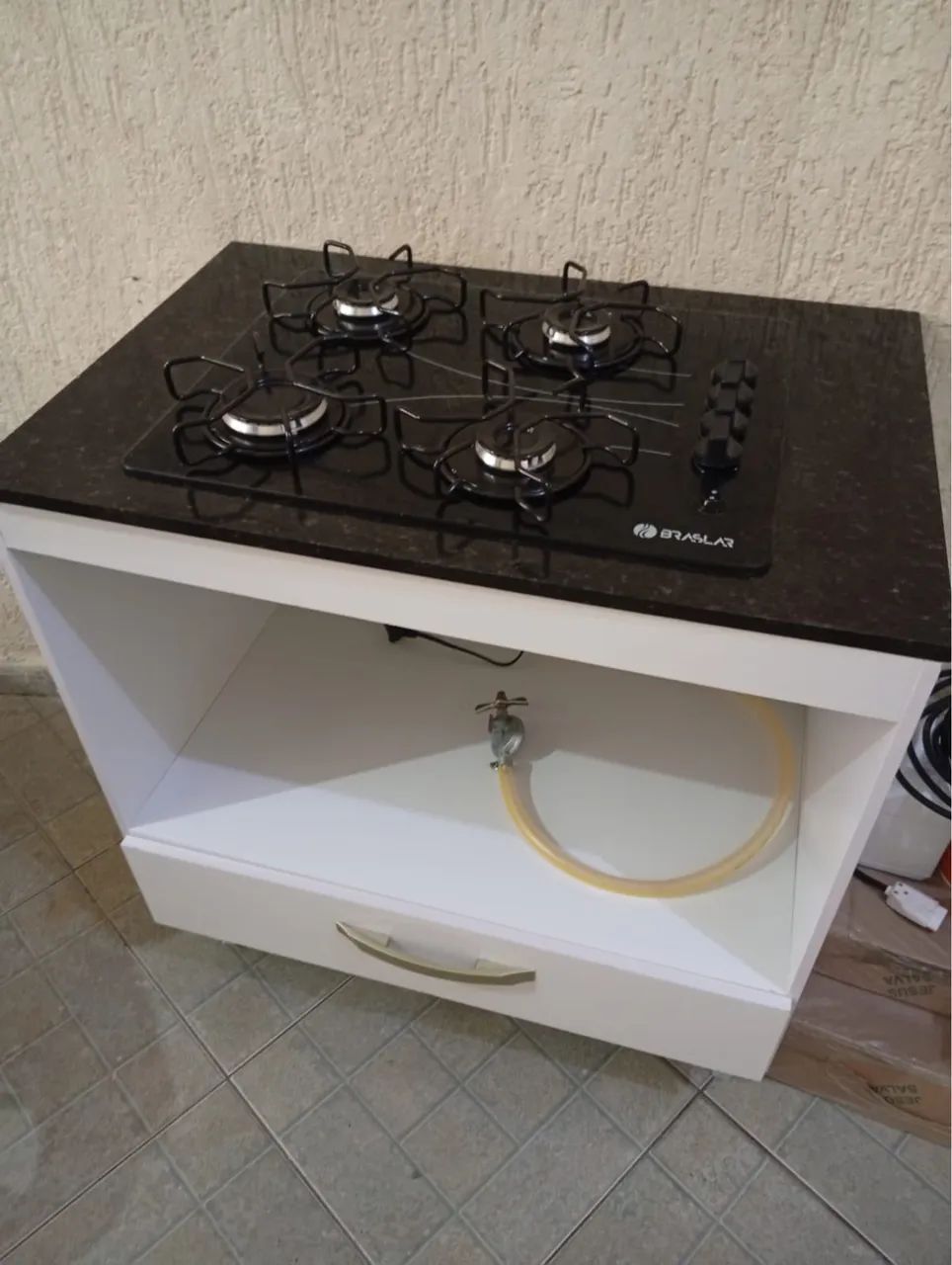 Cooktop com balcão e mangueira  - Foto 4