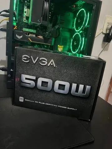 Fonte EVGA, 500W, 80 Plus White, PFC Ativo - Foto 4