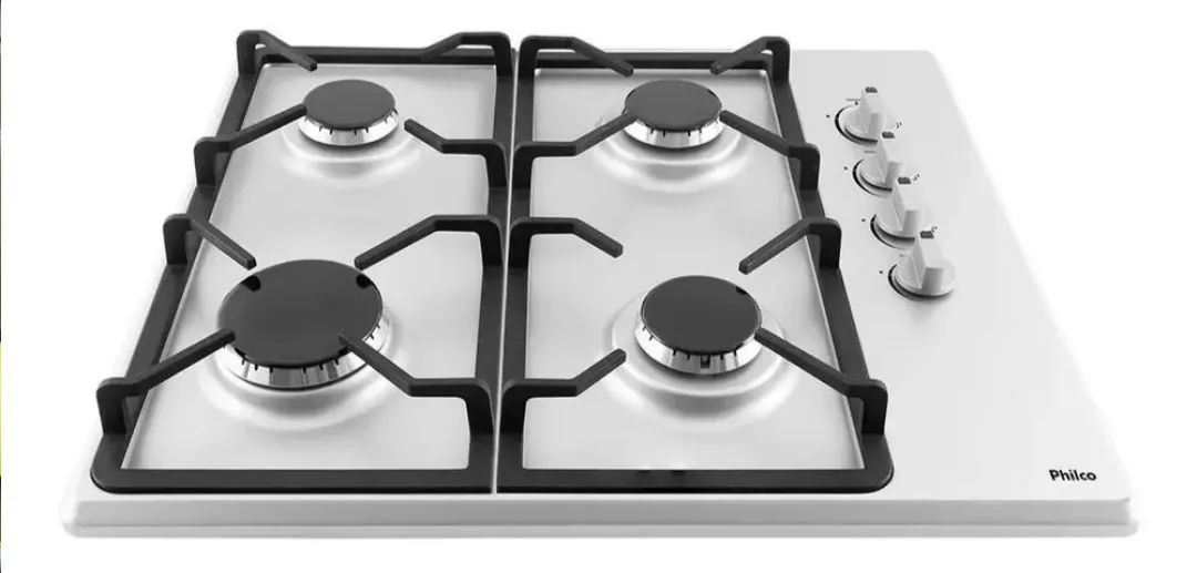 Cooktop Pct04i 4 Bocas A Gás Automático Inox Philco