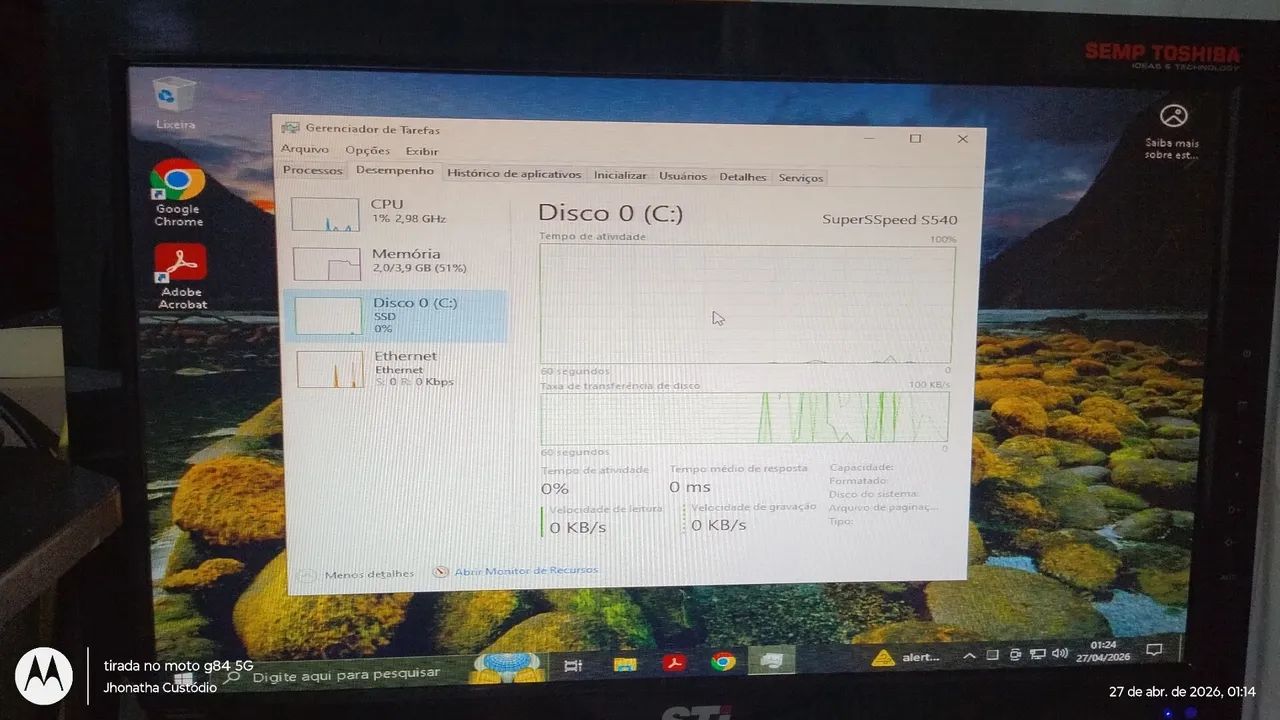 Intel i5 2nd gen com 4gb de RAM e SSD de 480GB e garantia de 6 meses - Foto 3