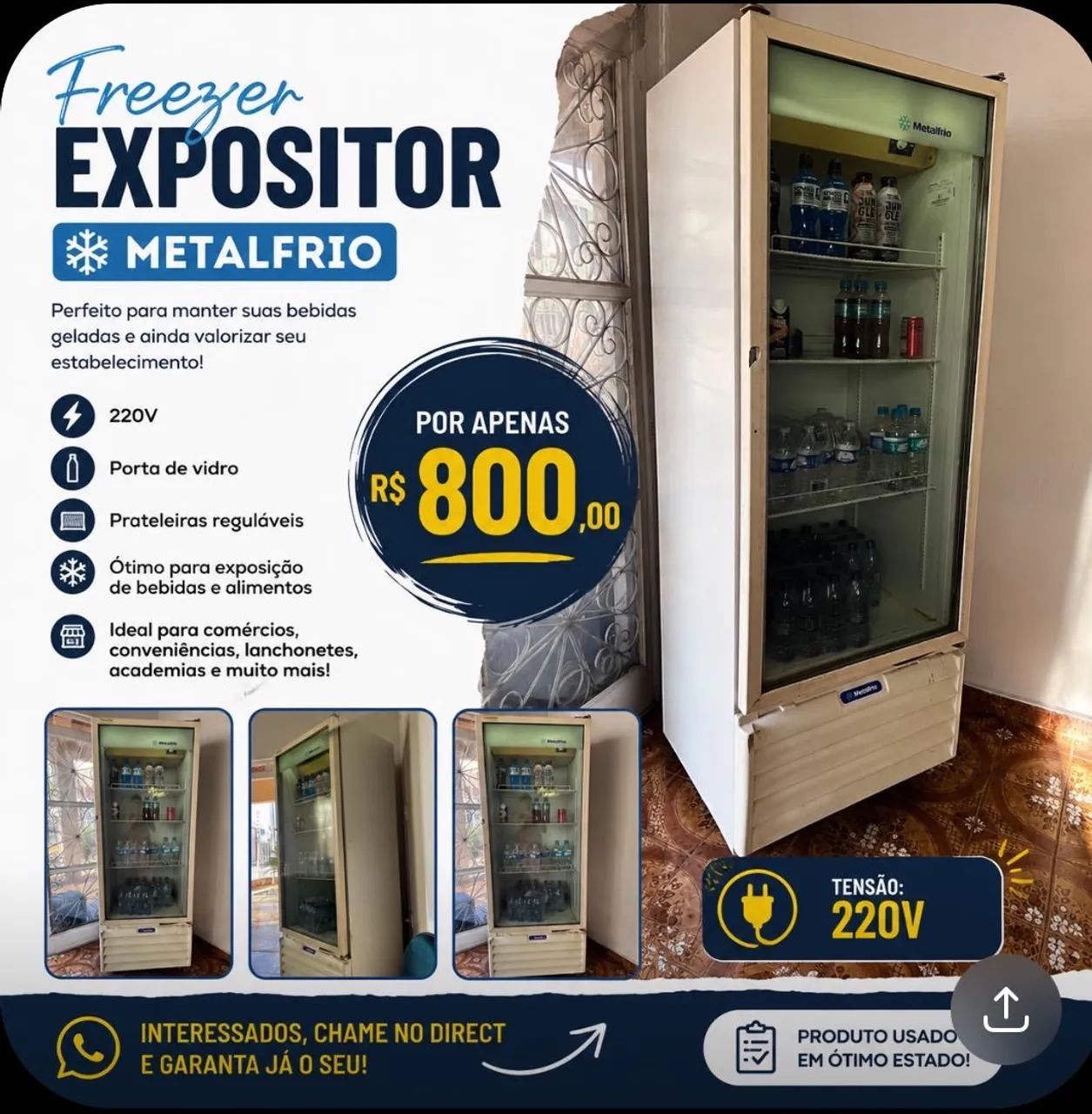 Vendo freezer 