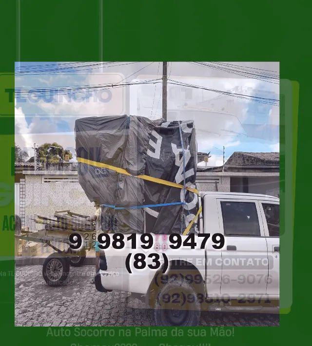Frete rápido! Transporte de cargas e mudanças com qualidade e segurança!