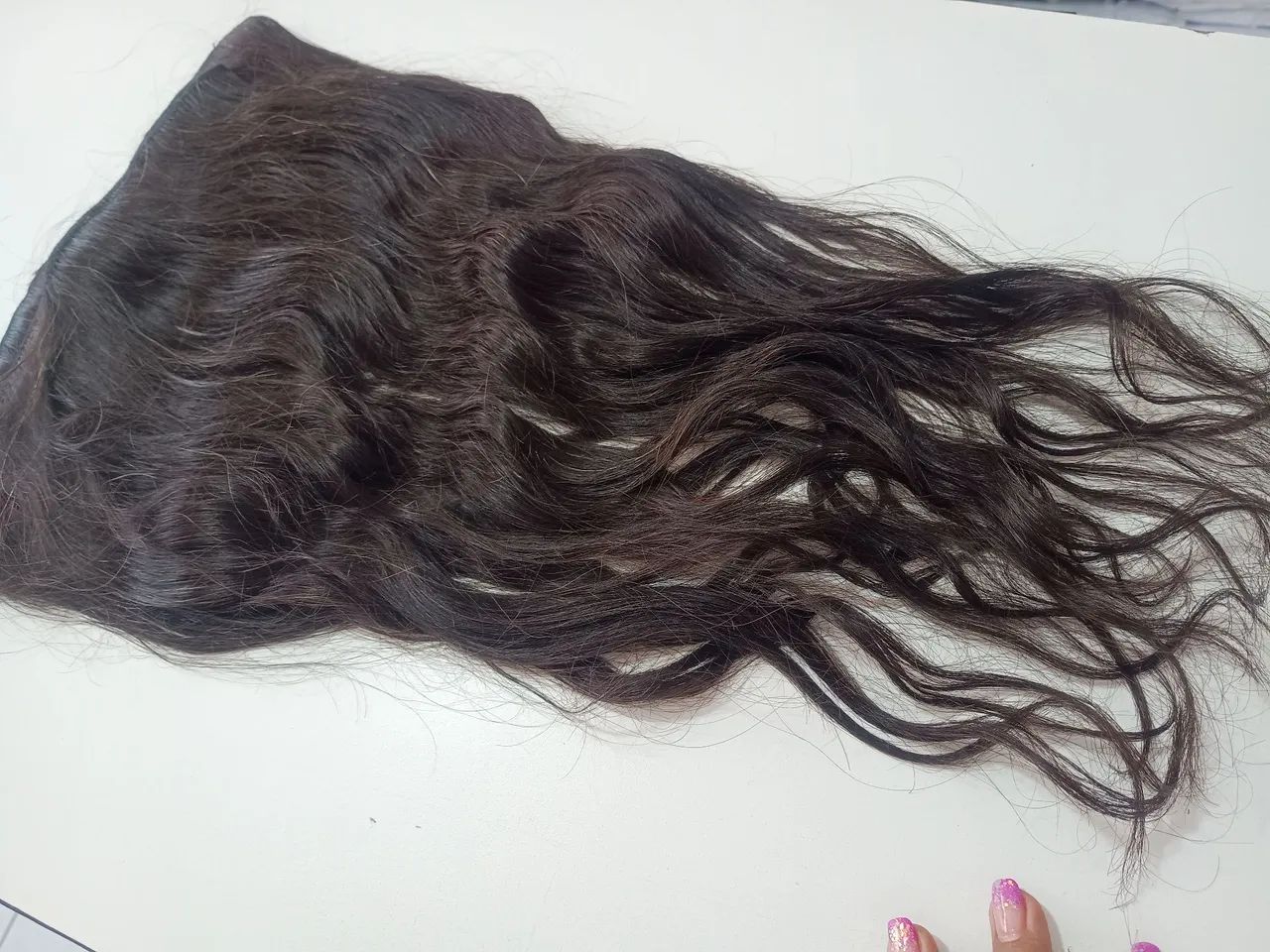 Cabelo totalmente humano 