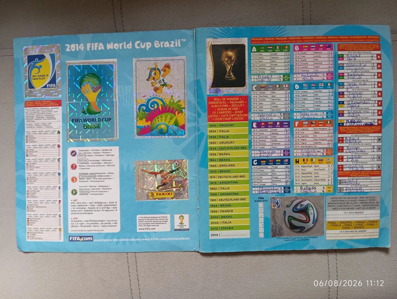 Álbum Da Copa do Mundo Brasil 2014 Completo. - Foto 2