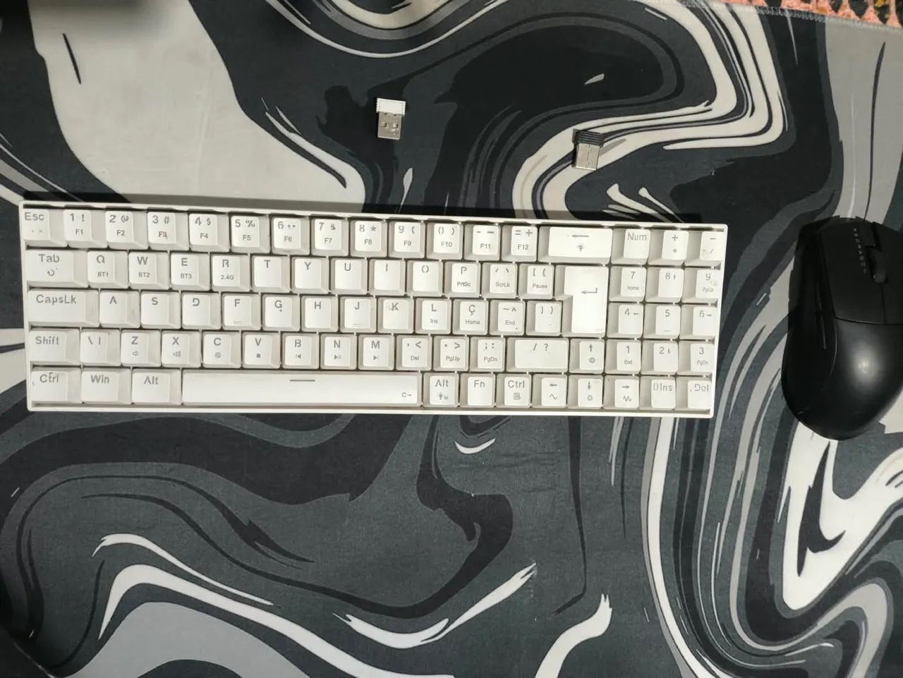 KIT TECLADO E MOUSE GAMER + MOUSEPAD - Foto 3
