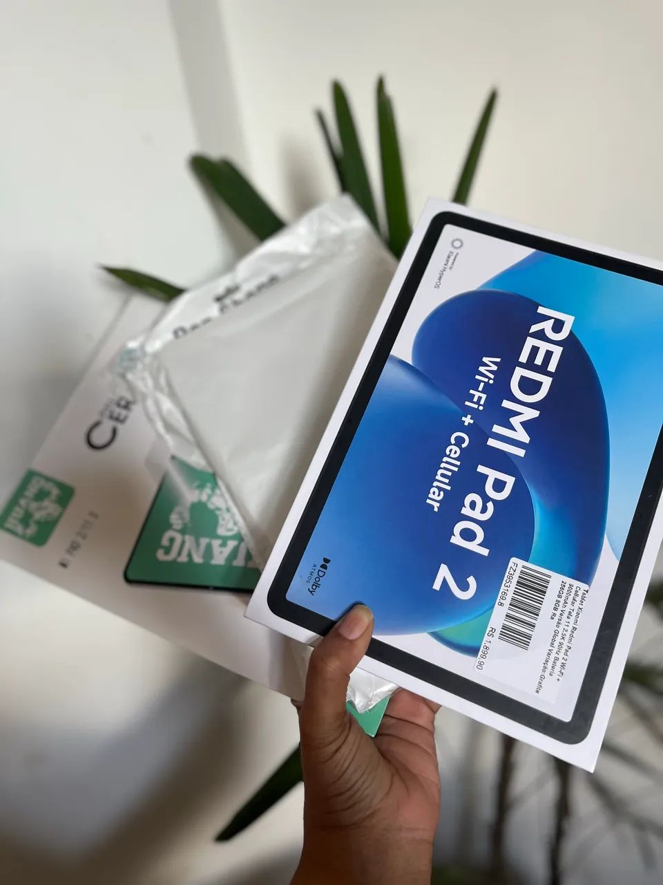 REDMI PAD 2 Wi-Fi + CELL 4G 256GB/8RAM Grafite capa e película de brinde 