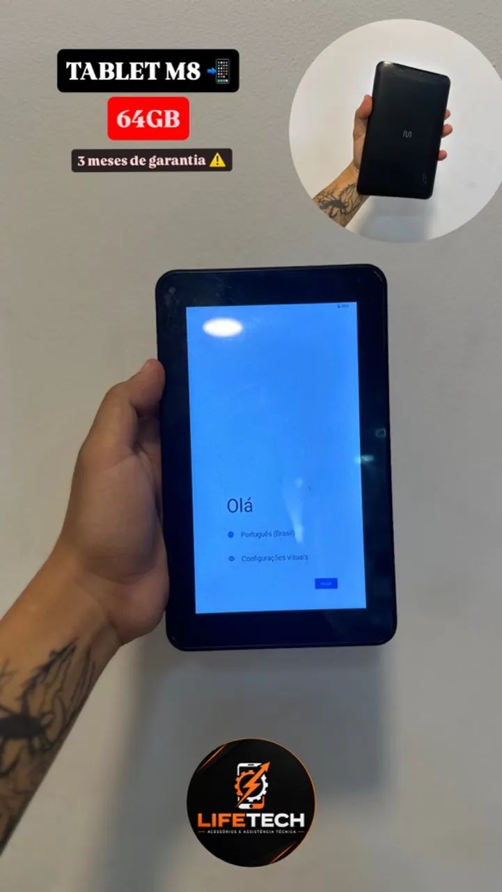 TABLET M8 64GB SEMINOVO