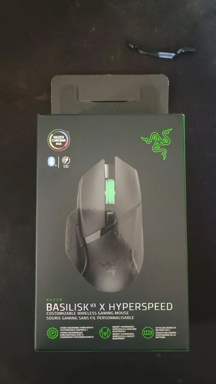 Mouse Razer Basilisk V3x Hyperspeed Sem fio - Foto 2