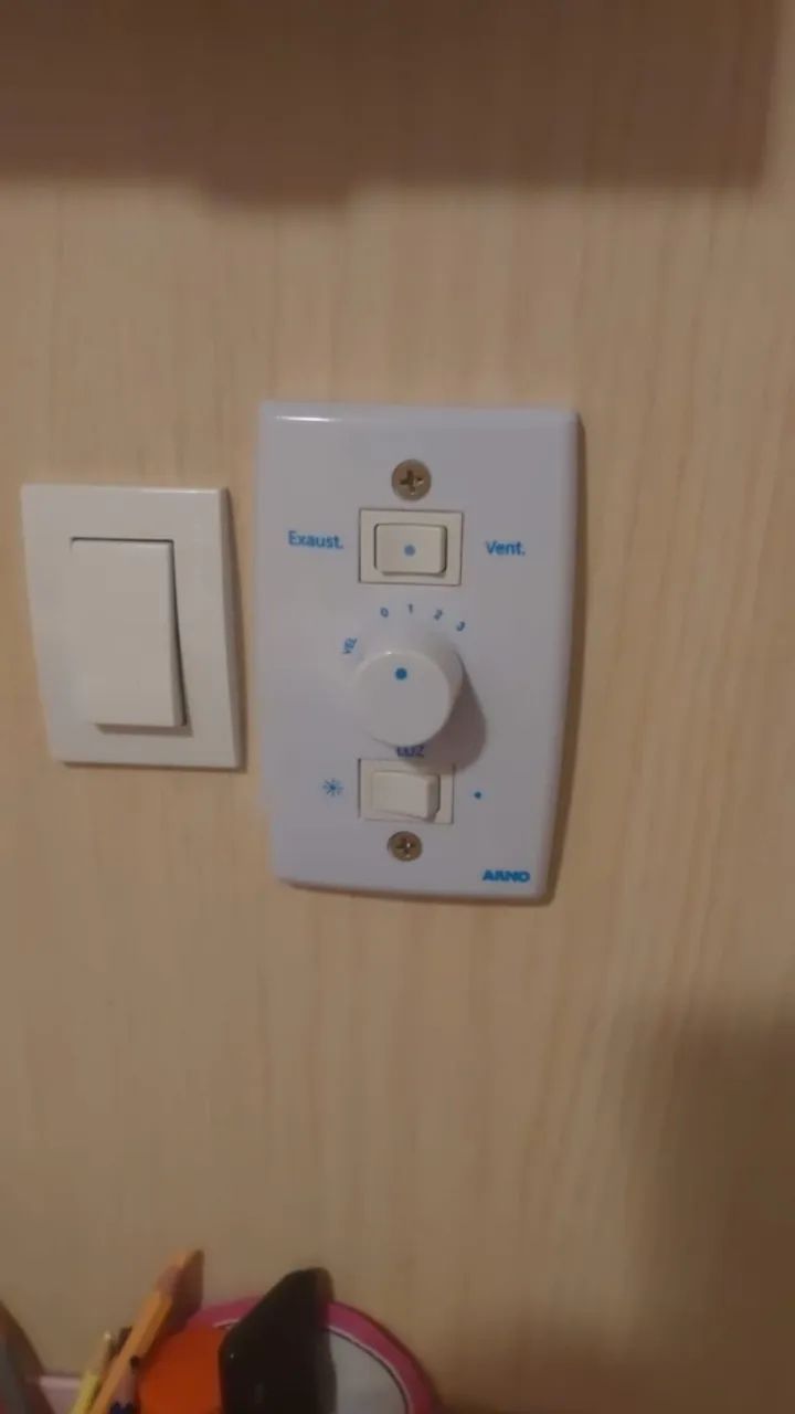 Ventilador de teto Arno Alivio VX30, branco, 220 Volts, com Dimmer - Foto 2