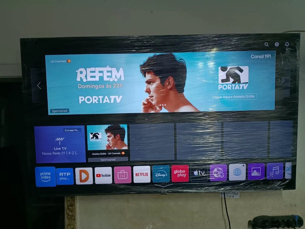Vendo tv 50 polegadas smart 4k LG perfeito somente venda  - Foto 2
