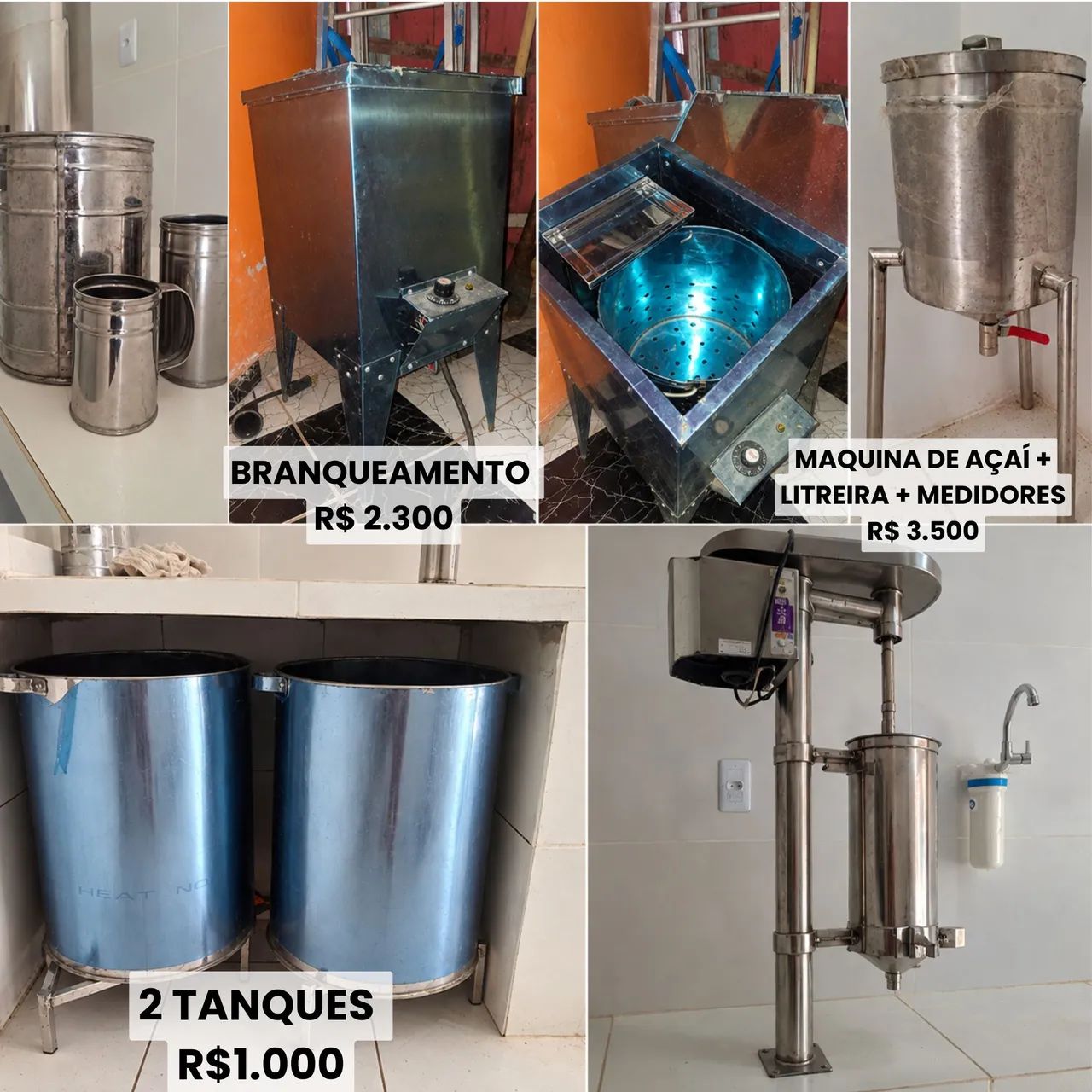 Vende-se Máquinarios de açaí 
