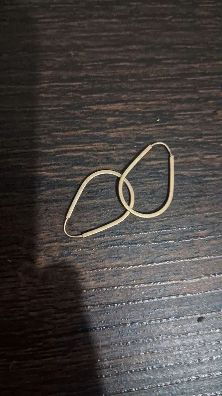 Par de brinco ouro 18k - Foto 2