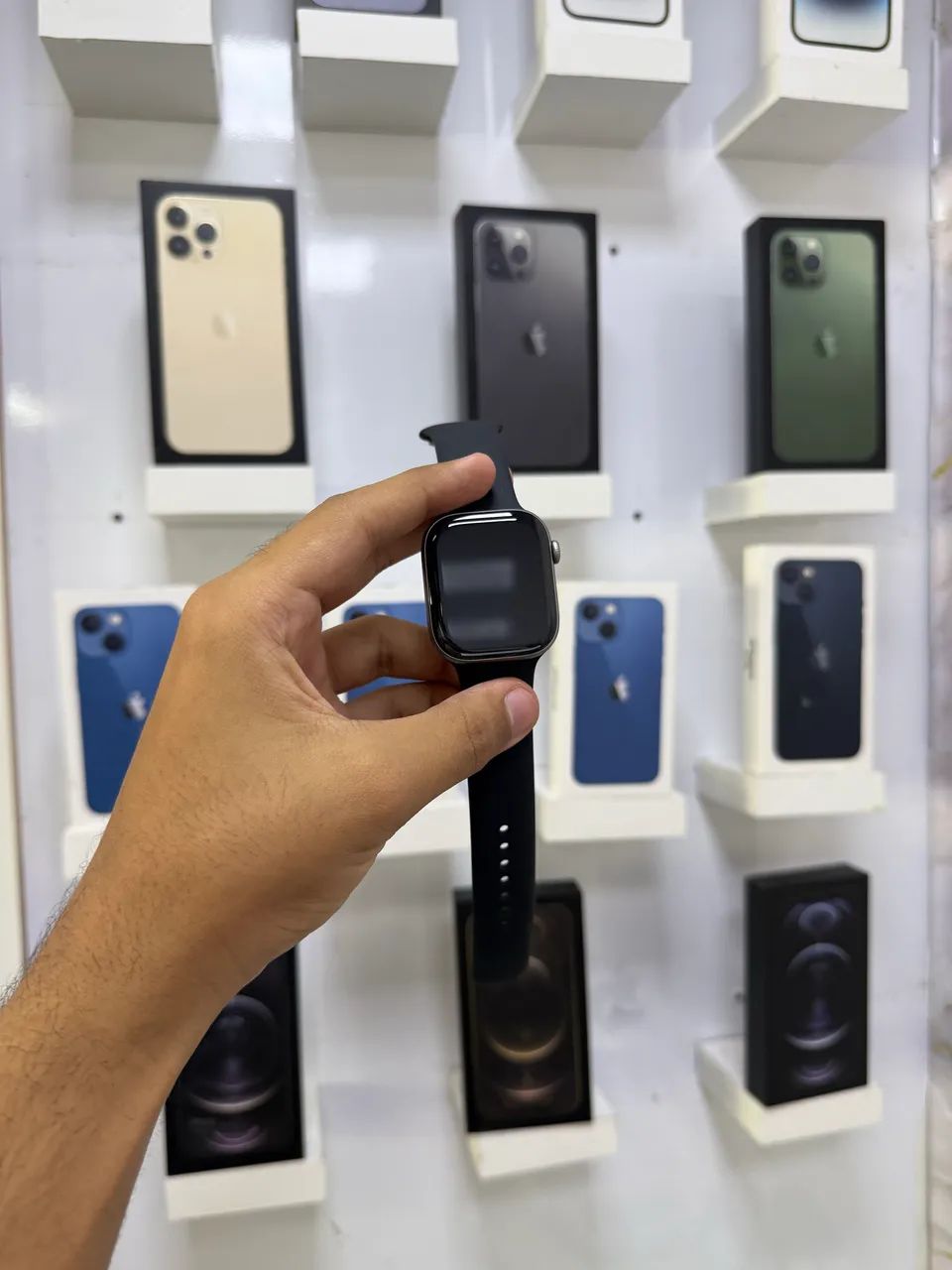 APPLE WATCH SÉRIE 11 46MM OPEN BOX 1 ANO DE GARANTIA COM CABO ORIGINAL 
