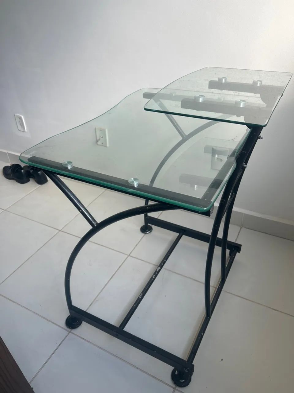 Escrivaninha de vidro - Foto 2