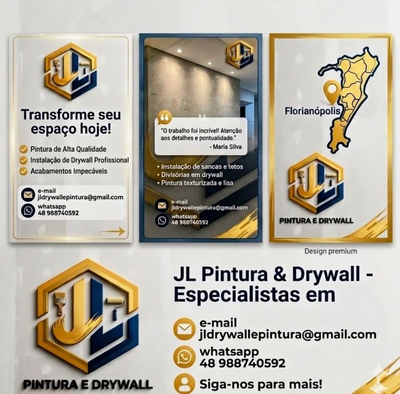 Empresa especializada em Drywall e pintura residencial 