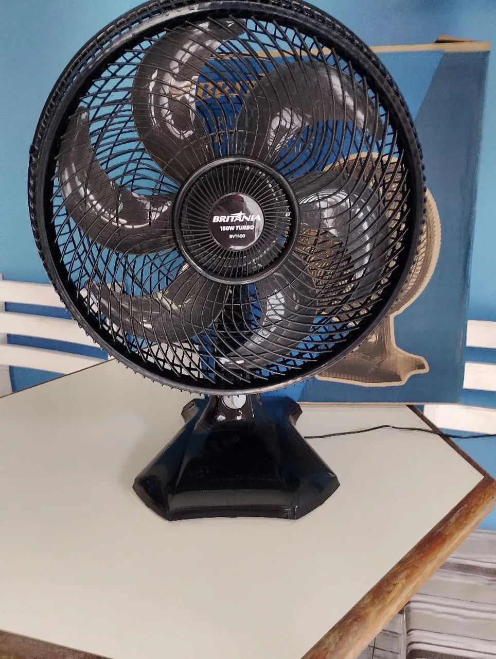 Britania 150 Watts Turbo 220 v. Ventilador 40 cm (novo) Aceito Cartão de crédito.