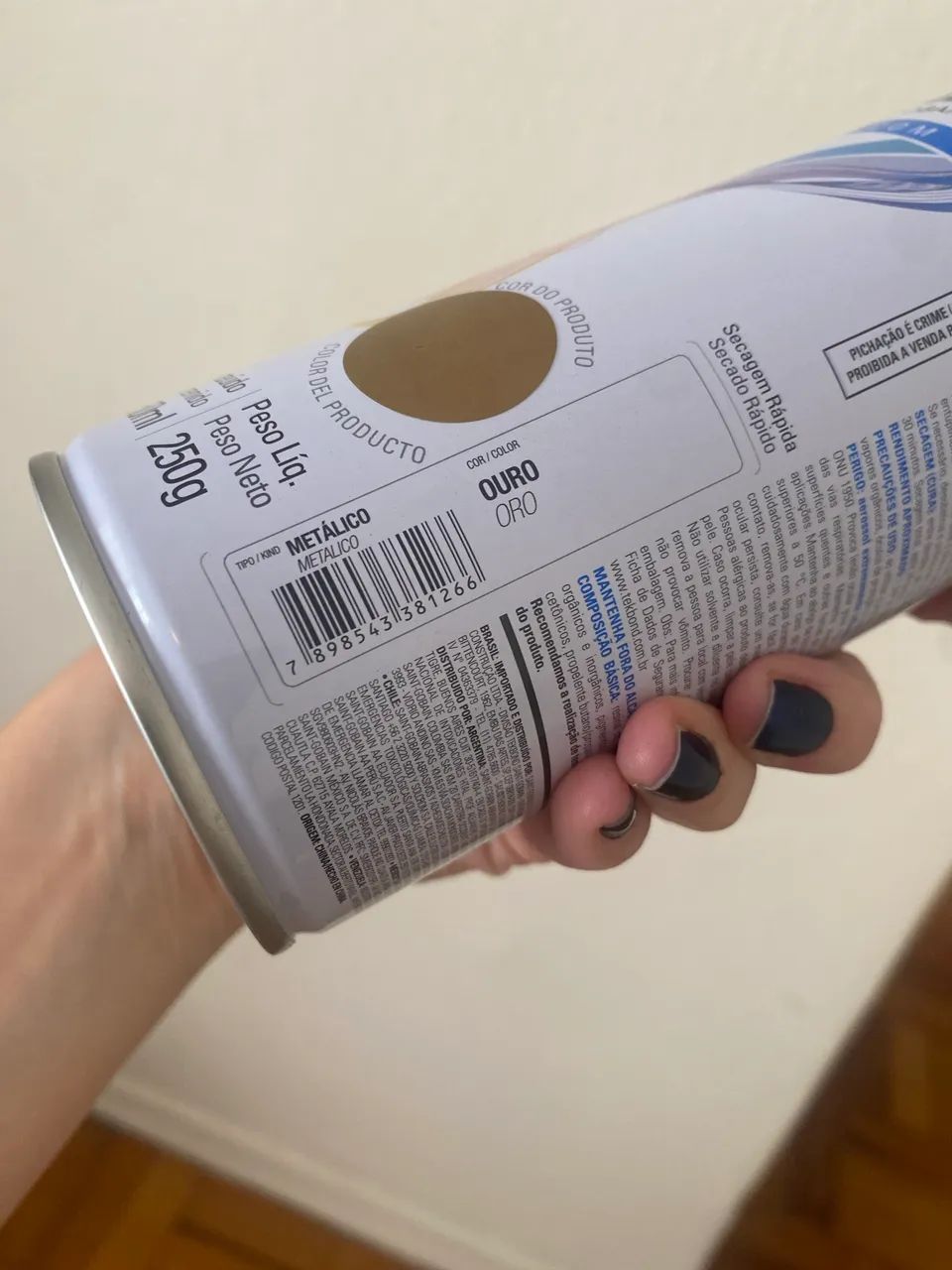 Spray Tek Bond Metalico OURO - Sem Uso - Foto 2