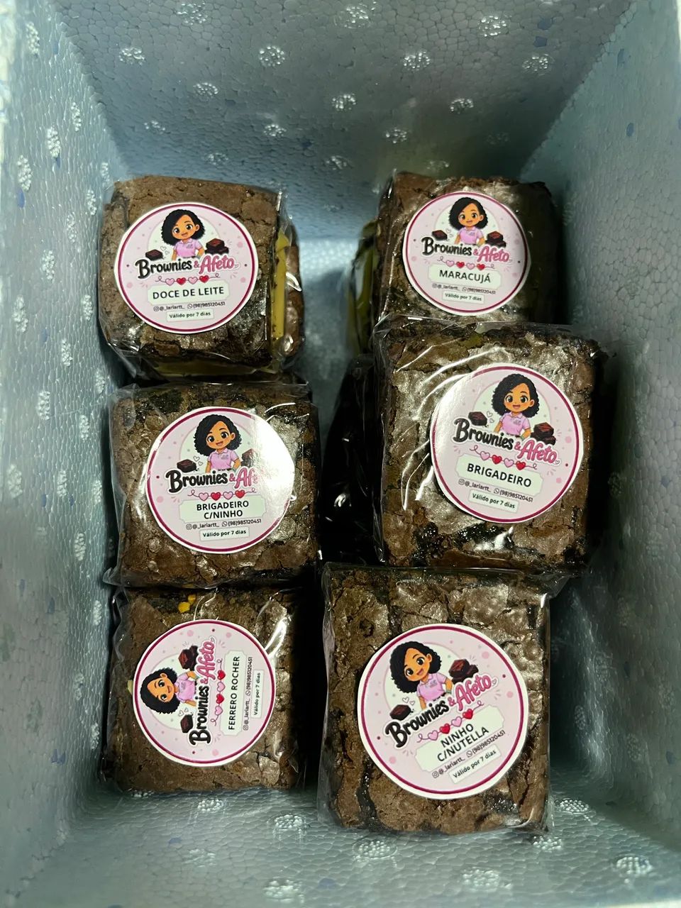 Brownies recheados - Foto 4