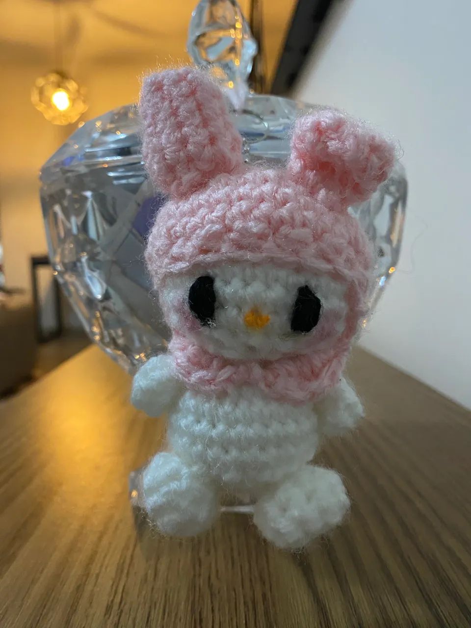 Chaveiros de amigurumi aproximadamente 10 cm