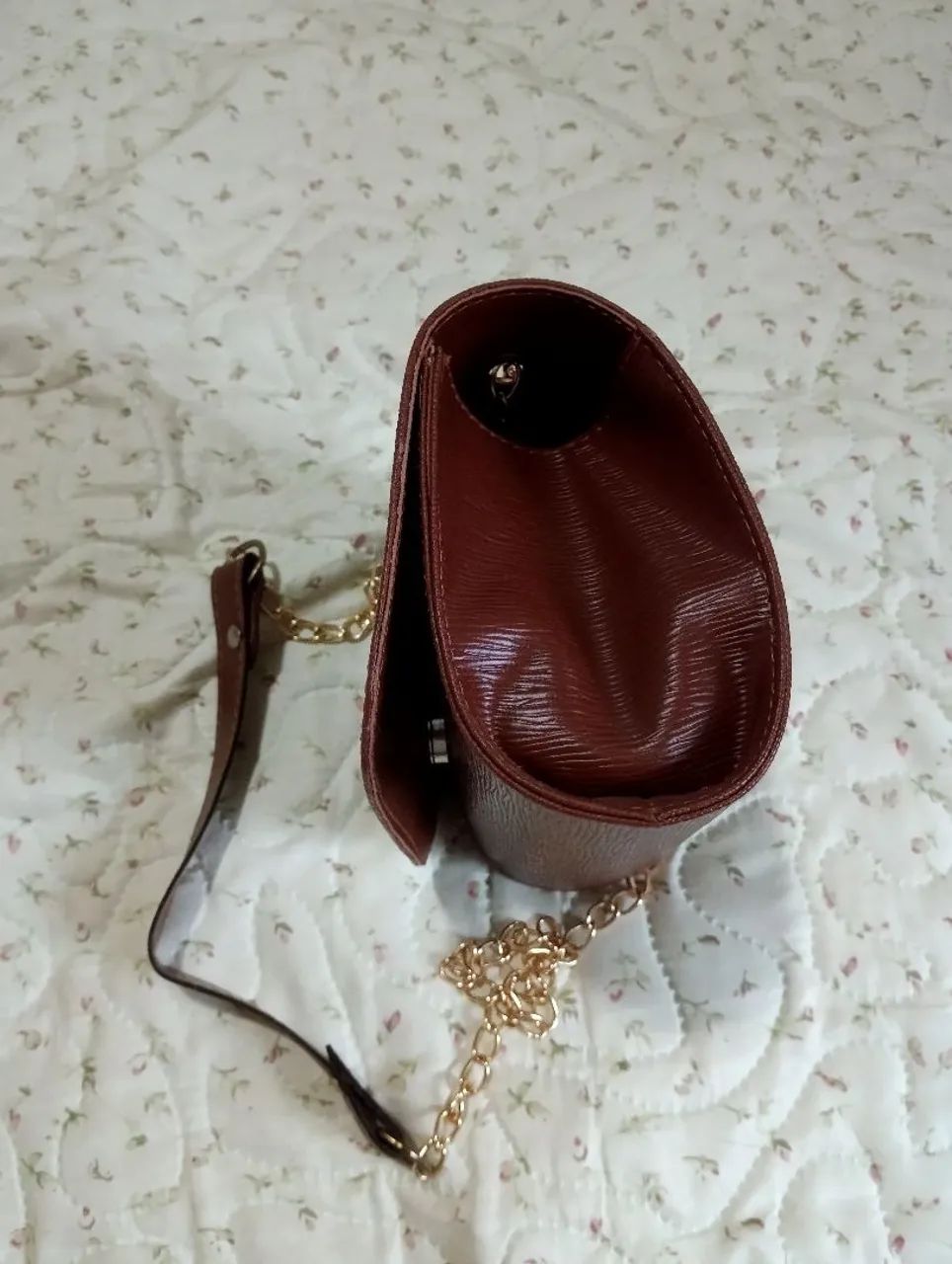 Bolsa tira colo marrom - Foto 2